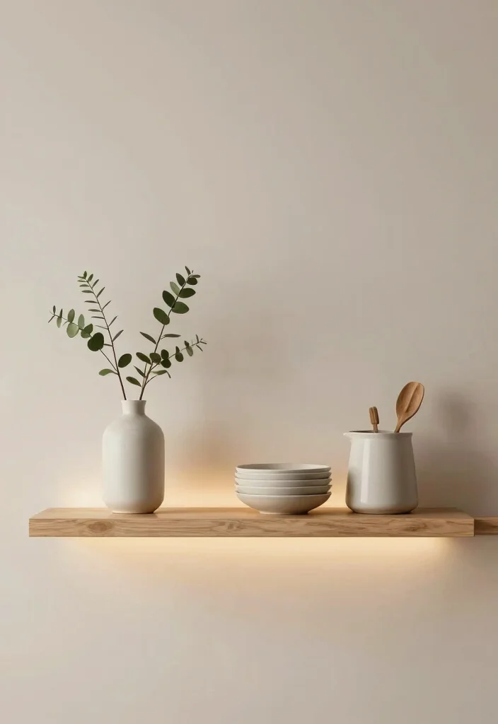 12 Kitchen Shelving Decor Ideas That Look Styled 10. Minimalist Approach 0