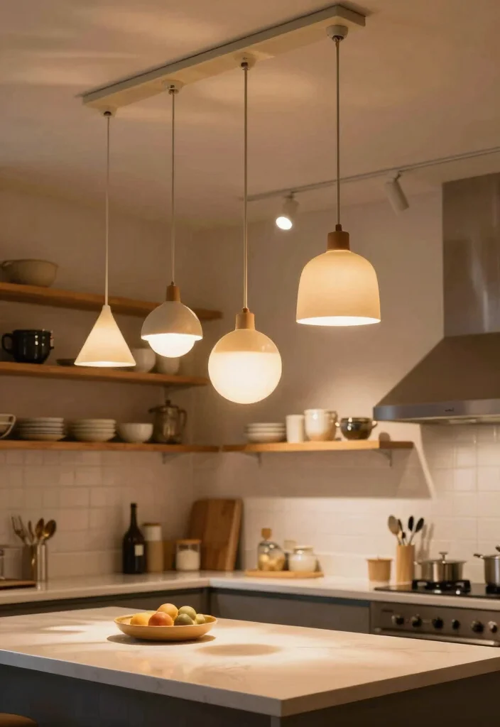 12 Kitchen Track Lighting Ideas for Modern Function 8. Layered Lighting Techniques 0