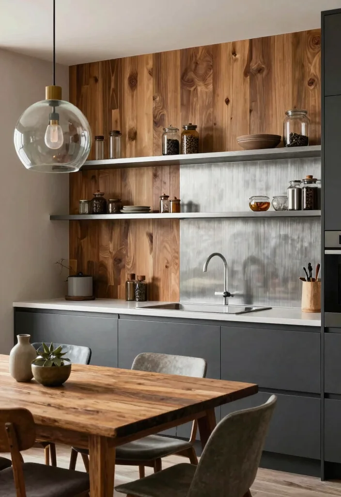 12 Kitchen Wall Paneling Ideas for Added Dimension 62 12 Kitchen Wall Paneling Ideas for Added Dimension 12. Mixed Materials for Unique Character 0