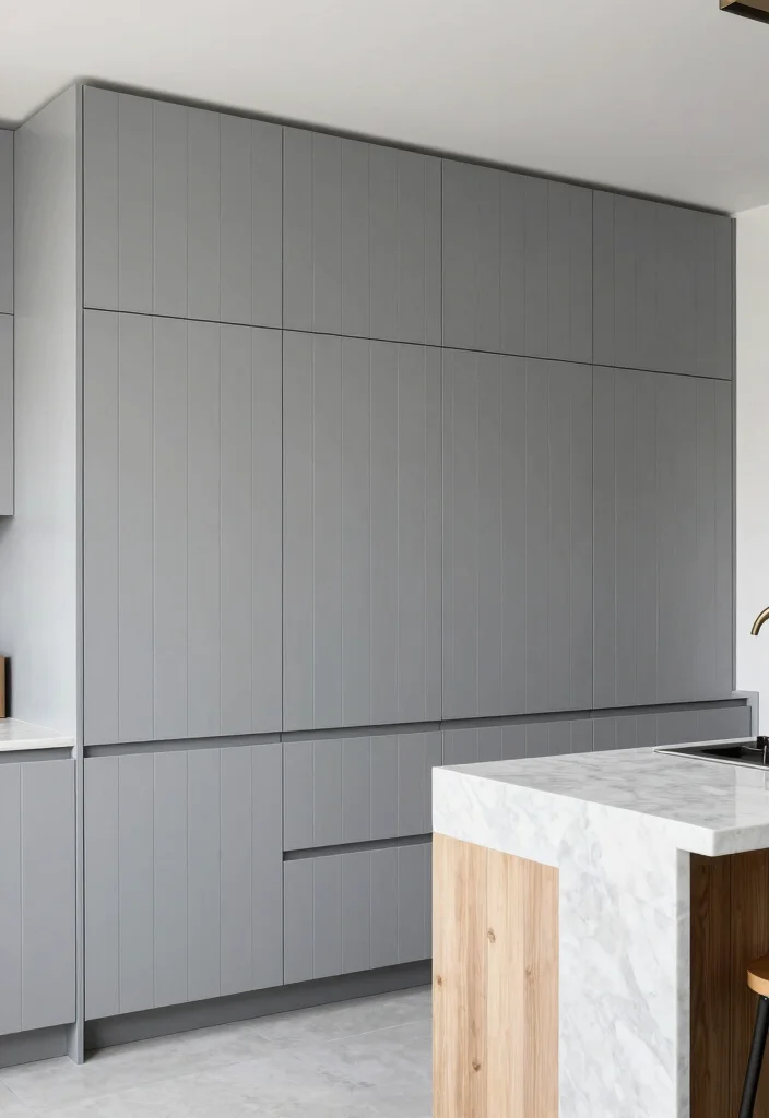 12 Kitchen Wall Paneling Ideas for Added Dimension 14 12 Kitchen Wall Paneling Ideas for Added Dimension 4. Vertical Paneling for a Contemporary Twist 0