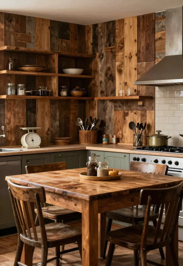 12 Kitchen Wall Paneling Ideas for Added Dimension 27 12 Kitchen Wall Paneling Ideas for Added Dimension 7. Farmhouse Style with Wood Planks 0