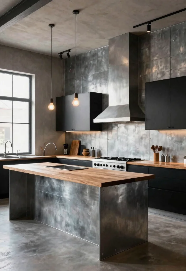 12 Kitchen Wall Paneling Ideas for Added Dimension 28 12 Kitchen Wall Paneling Ideas for Added Dimension 8. Industrial Chic with Metal Paneling 0