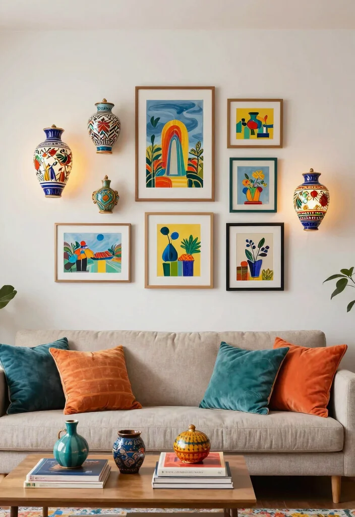 12 Living Room Wall Light Ideas for Soft Ambience 24 12 Living Room Wall Light Ideas for Soft Ambience 4. Ceramic Wall Lamps 0