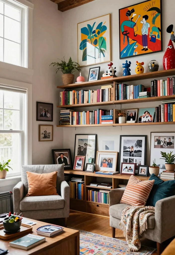 12 Loft Living Room Ideas with Open Air Style 62 12 Loft Living Room Ideas with Open Air Style 12. Personal Touches Creating Your Sanctuary 0