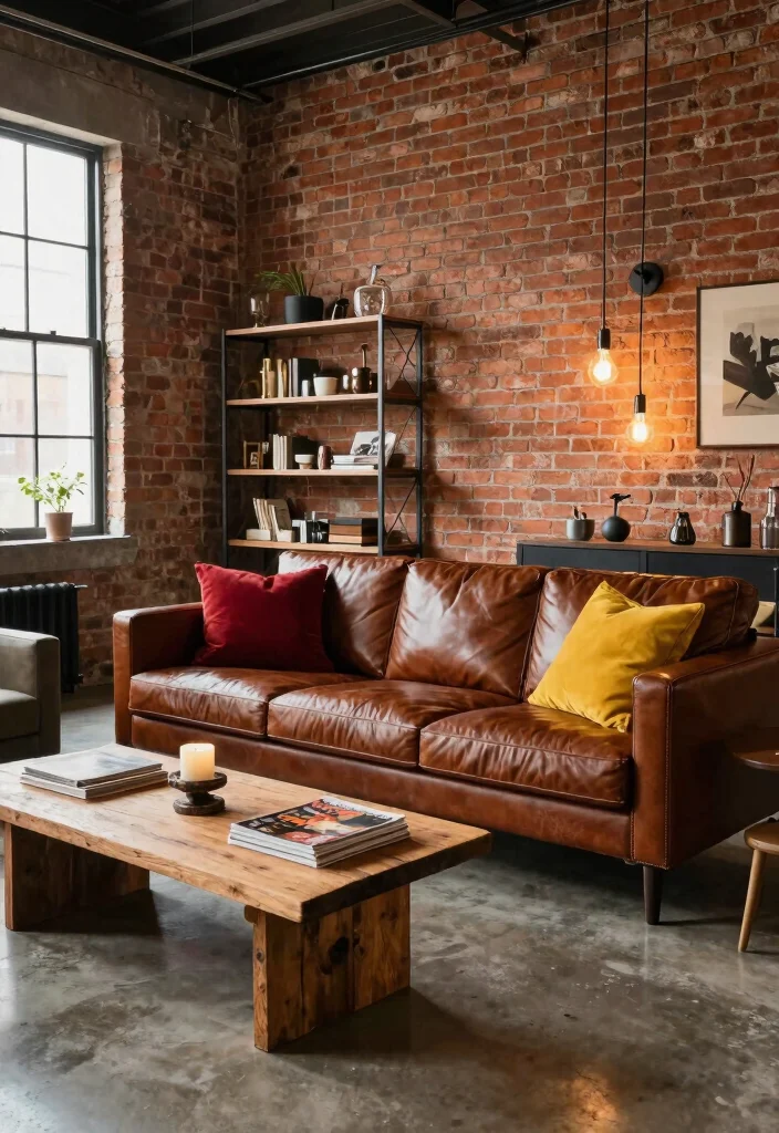 12 Loft Living Room Ideas with Open Air Style 12 12 Loft Living Room Ideas with Open Air Style 2. Industrial Chic Embrace Raw Elements 0