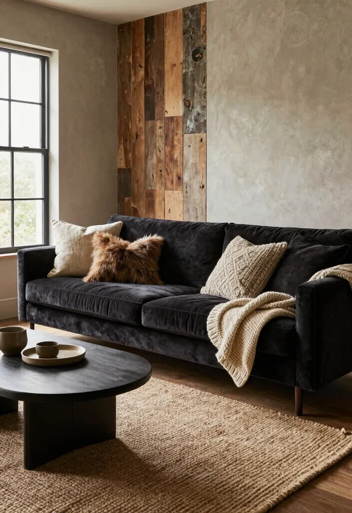 12 Loft Living Room Ideas with Open Air Style 49 12 Loft Living Room Ideas with Open Air Style 9. Textured Touches Adding Depth 0