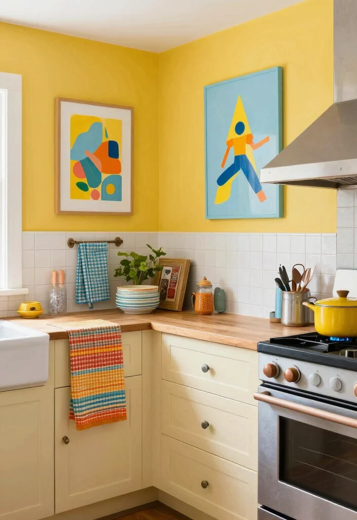 12 Pioneer Woman Kitchen Ideas with Cozy Color 11. Playful Color Combinations 0