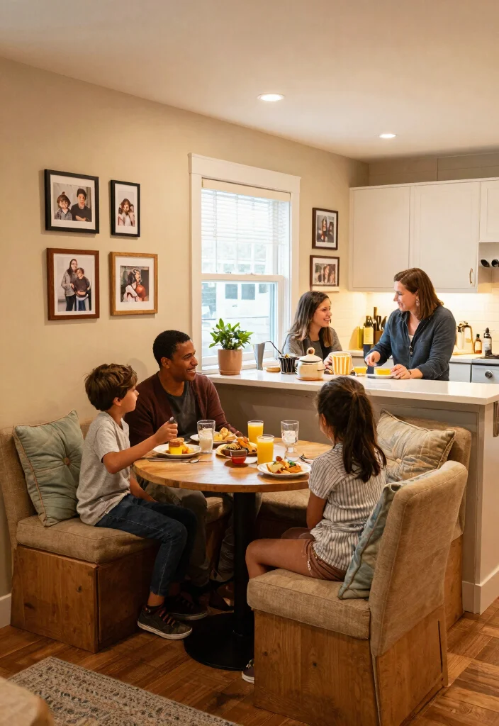 12 Pioneer Woman Kitchen Ideas with Cozy Color 12. Family Gathering Spaces 0