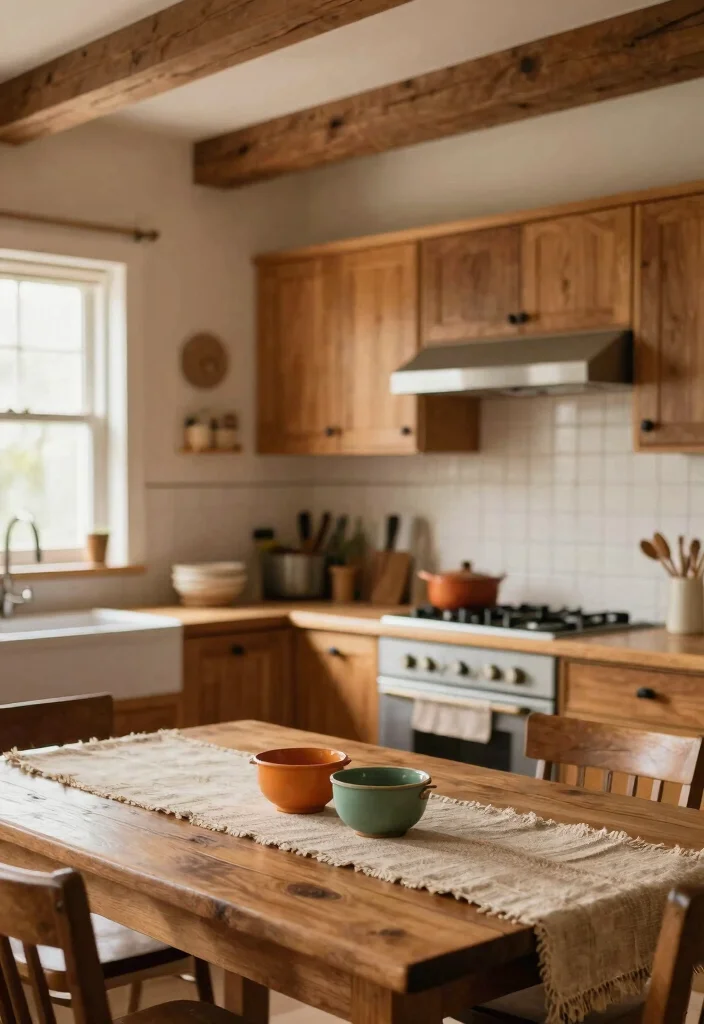 12 Pioneer Woman Kitchen Ideas with Cozy Color 6. Warm Wood Accents 0