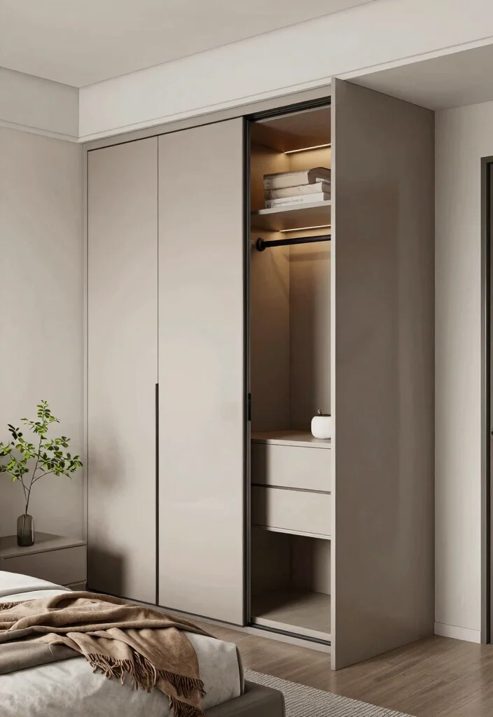 12 Small Bedroom Wardrobe Ideas for Better Organization 1. Sliding Door Wardrobes 0