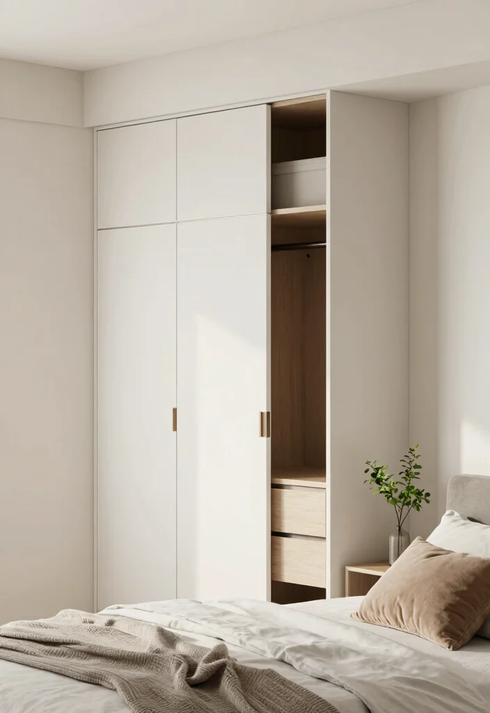 12 Small Bedroom Wardrobe Ideas for Better Organization 10. Minimalist Wardrobe Designs 0