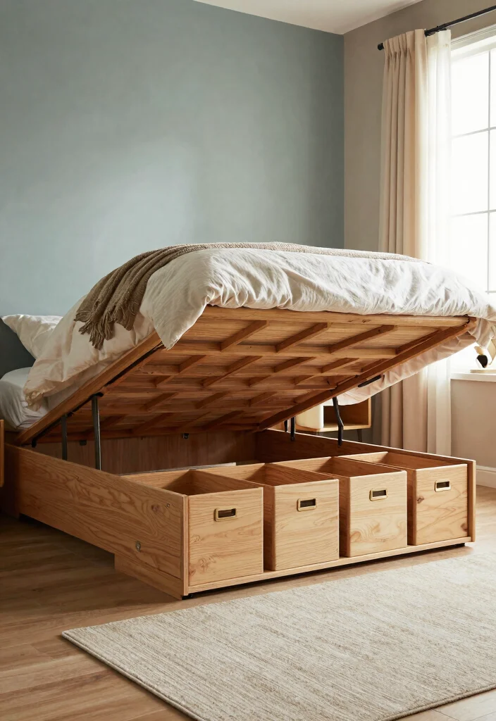 12 Small Bedroom Wardrobe Ideas for Better Organization 2. Under Bed Storage Solutions 0