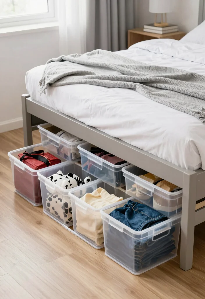 12 Teen Boys Bedroom Ideas with Cool Functional Design 11. Under Bed Storage Solutions 0