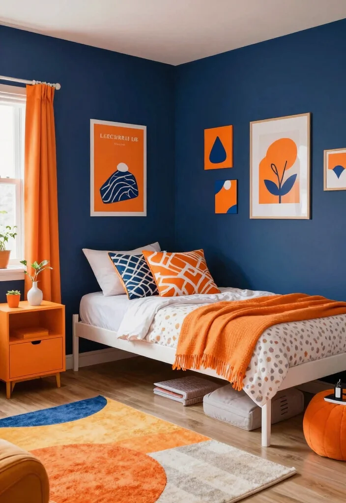 12 Teen Boys Bedroom Ideas with Cool Functional Design 6. Creative Use of Colors 0
