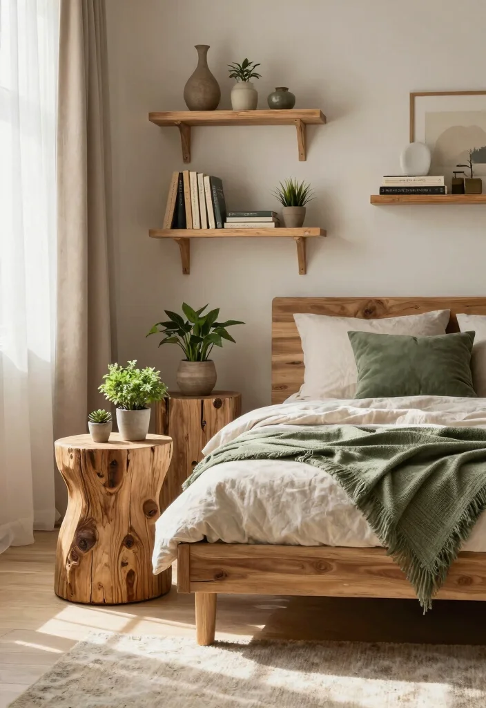12 Wood Bedroom Ideas for Natural Warm Styling 25 12 Wood Bedroom Ideas for Natural Warm Styling 5. Eco Friendly Wood Decor 0