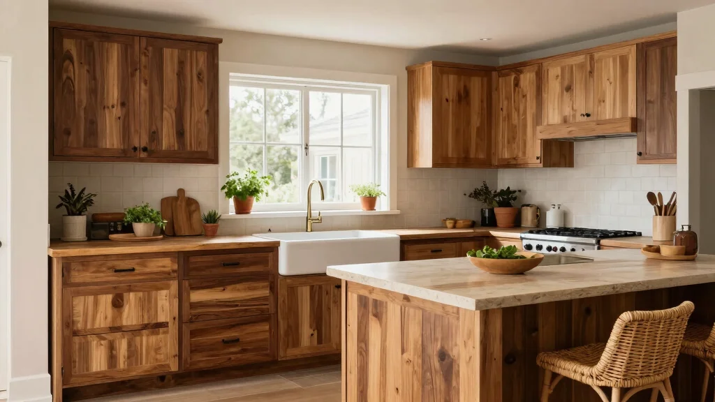 12 Wood Cabinet Kitchen Ideas with Warm Texture