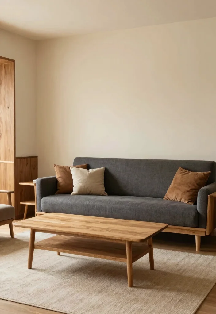 12 Wood Living Room Ideas with Natural Texture 4. Warm Color Palettes 0