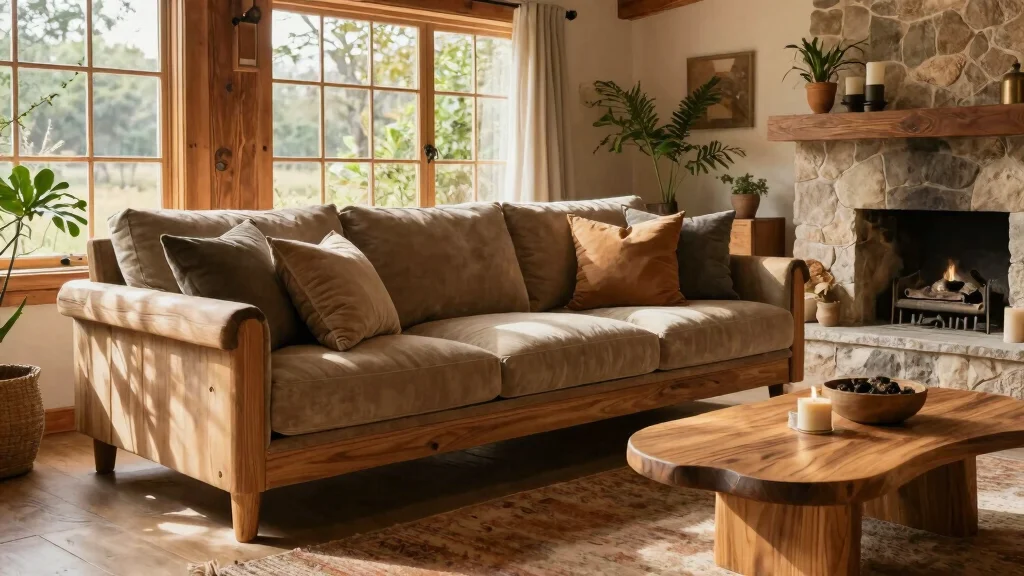 12 Wooden Sofa Living Room Ideas with Natural Warmth