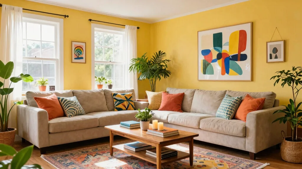 12 Yellow Wall Living Room Ideas for a Bright Look