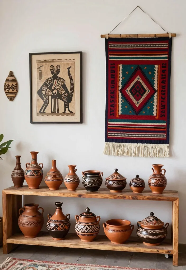 14 Airbnb Living Room Decor Ideas Guests Love 12. Highlight Local Artisans 0