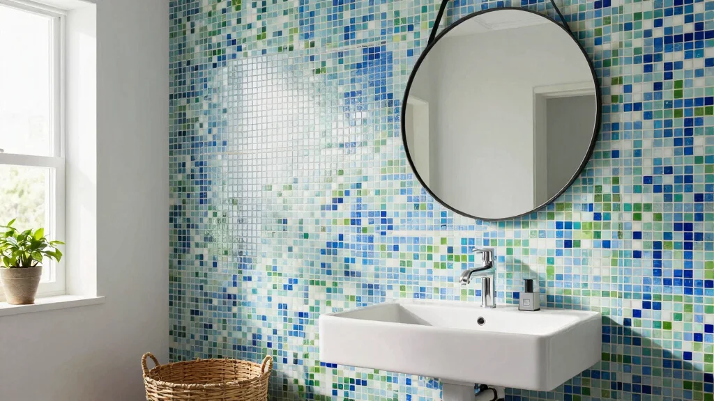 14 Bathroom Mosaic Tile Ideas with Texture and Visual Interest