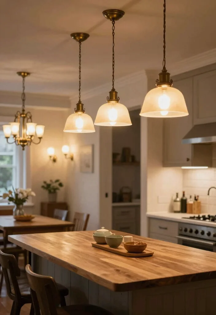 14 Classic Kitchen Ideas That Never Go Out of Style 39 14 Classic Kitchen Ideas That Never Go Out of Style 9. Vintage Lighting Fixtures 0