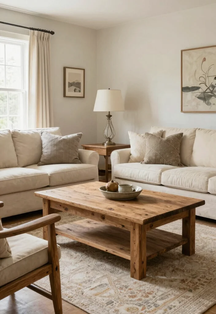 14 Country Living Room Decorating Ideas with Cozy Charm 34 14 Country Living Room Decorating Ideas with Cozy Charm 4. Farmhouse Style Furniture 0