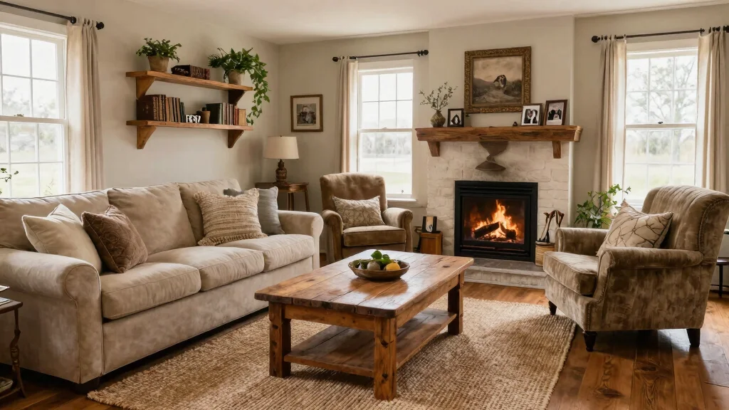 14 Country Living Room Decorating Ideas with Cozy Charm