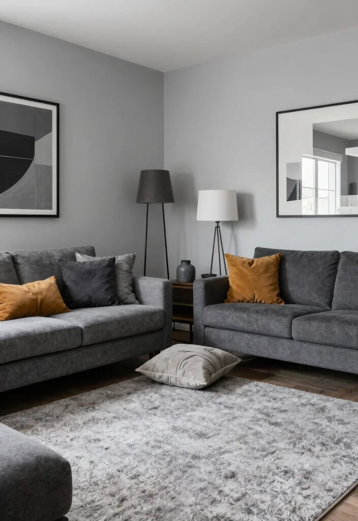 14 Living Room Paint Ideas to Change the Mood 35 14 Living Room Paint Ideas to Change the Mood 5. Cool Grey Tones 0