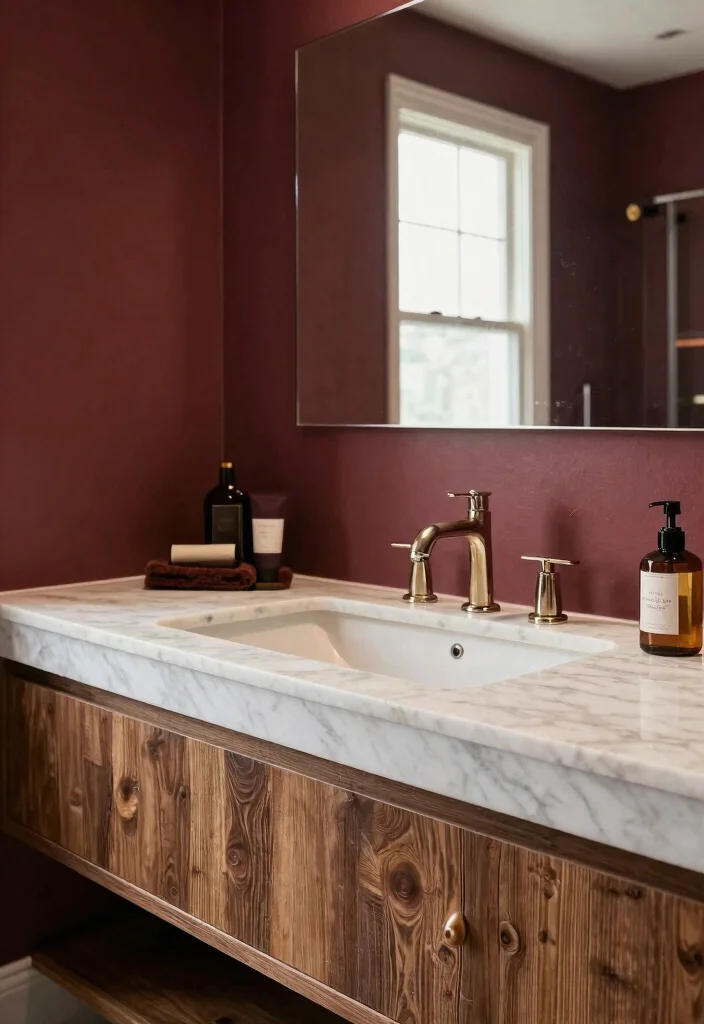 14 Luxury Bathroom Vanity Ideas for a High End Finish 12. Luxurious Textures 0