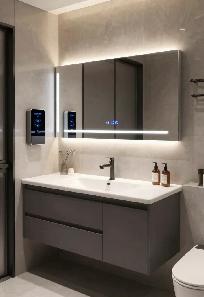 14 Luxury Bathroom Vanity Ideas for a High End Finish 13. High Tech Features 0
