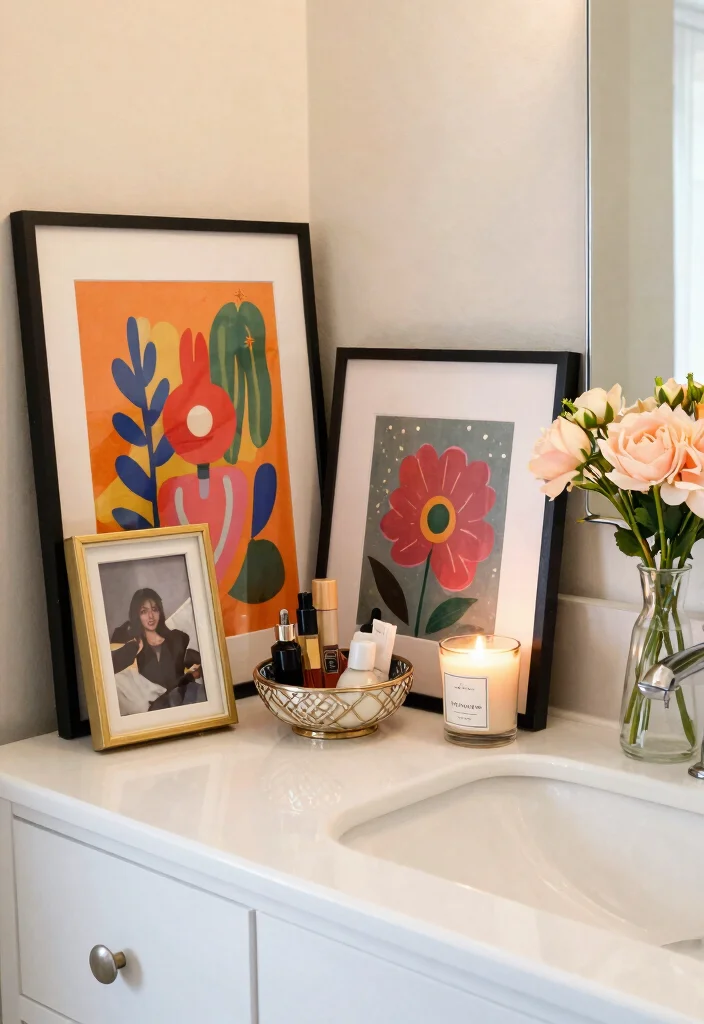 14 Master Bath Makeup Vanity Ideas for Luxury Daily Routines 10. Personalized Decorative Touches 0 1
