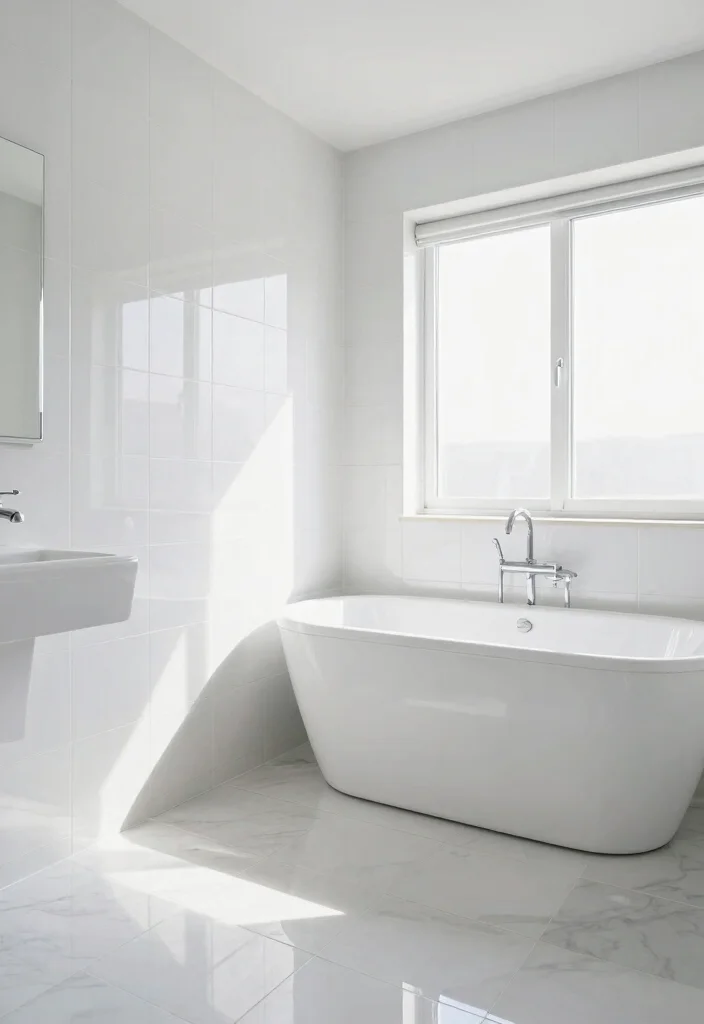 14 Modern Bathroom Tile Design Ideas for a Clean High End Look 11. Glossy Finishes 0