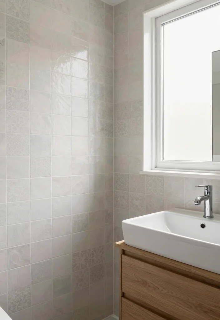 14 Modern Bathroom Tile Design Ideas for a Clean High End Look 5. Eco Friendly Ceramic Tiles 0