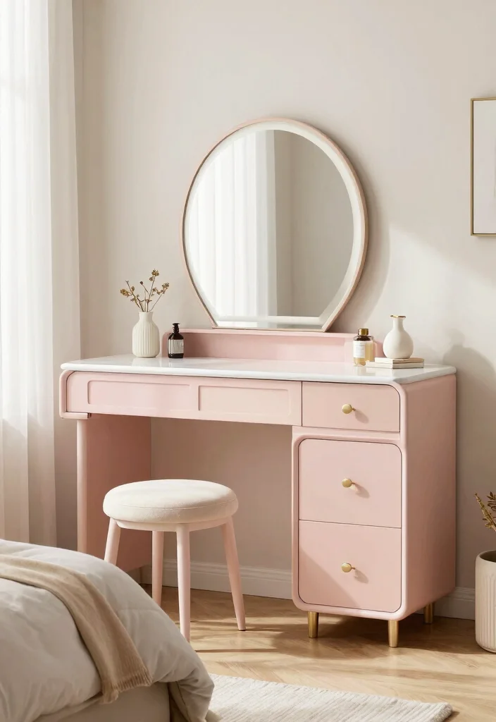 14 Modern Luxury Bedroom Vanity Ideas with Elegant Design 12. Contemporary Color Palettes 0