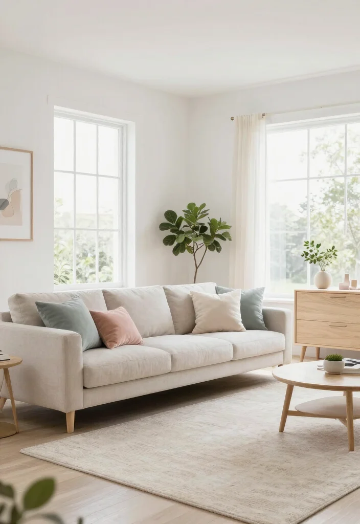 14 Stylish Apartment Living Room Decor Ideas with Smart Layouts 10. Opt for Light Colors 0