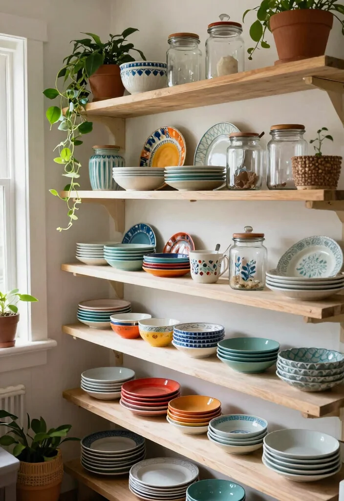 14 Timeless Kitchen Ideas for Long Term Style 39 14 Timeless Kitchen Ideas for Long Term Style 9. Vintage Dishware Display 0