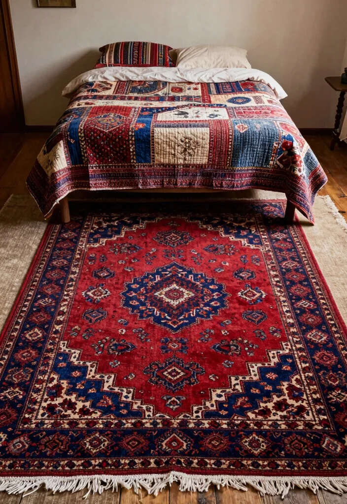 14 Vintage Bedroom Ideas with Timeless Character 61 14 Vintage Bedroom Ideas with Timeless Character 11. Vintage Rugs 0