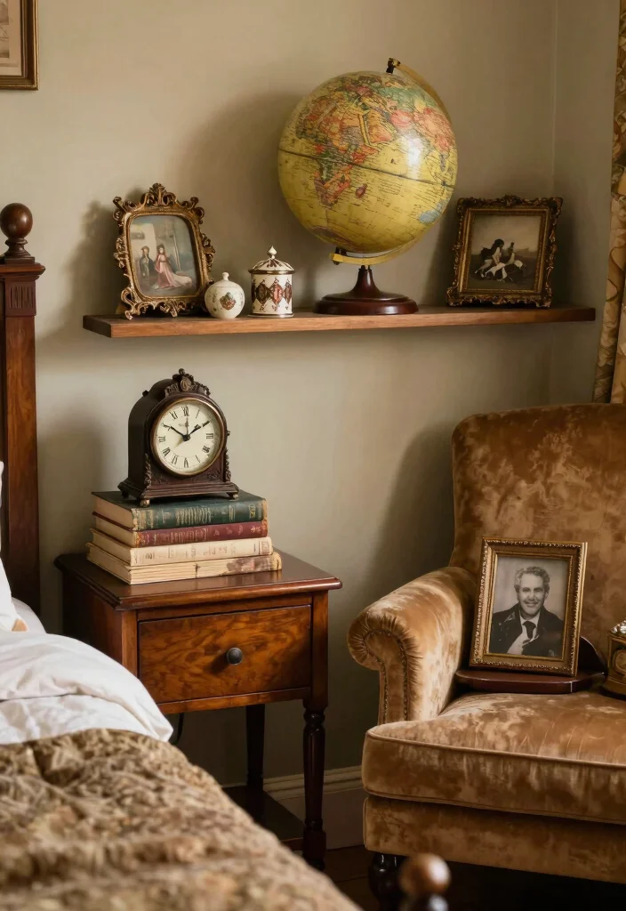 14 Vintage Bedroom Ideas with Timeless Character 63 14 Vintage Bedroom Ideas with Timeless Character 13. Nostalgic Accessories 0