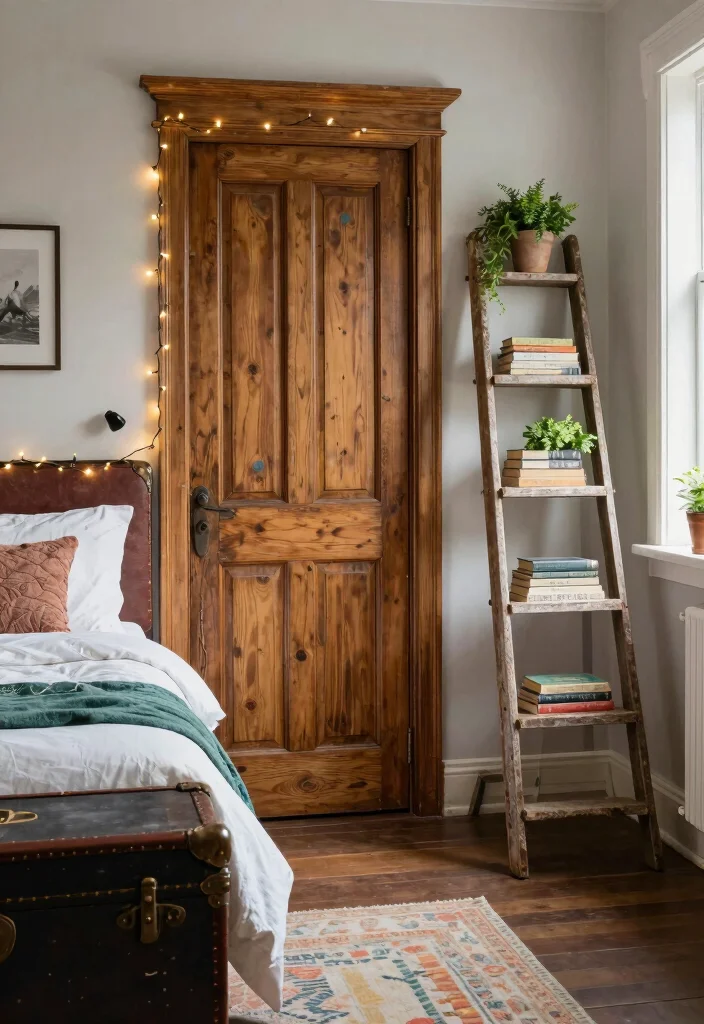 14 Vintage Bedroom Ideas with Timeless Character 35 14 Vintage Bedroom Ideas with Timeless Character 5. Repurposed Vintage Finds 0