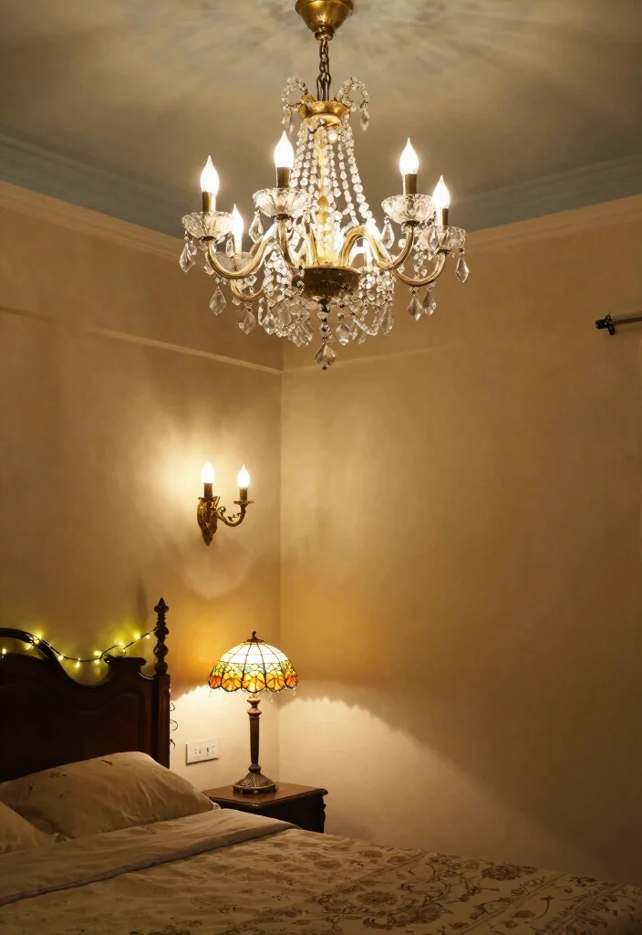 14 Vintage Bedroom Ideas with Timeless Character 58 14 Vintage Bedroom Ideas with Timeless Character 8. Unique Lighting Fixtures 0