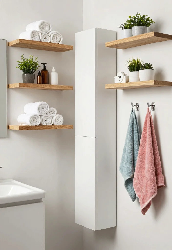 15 Bathroom Ideas for Every Style and Budget 2. Make Use of Vertical Space 0