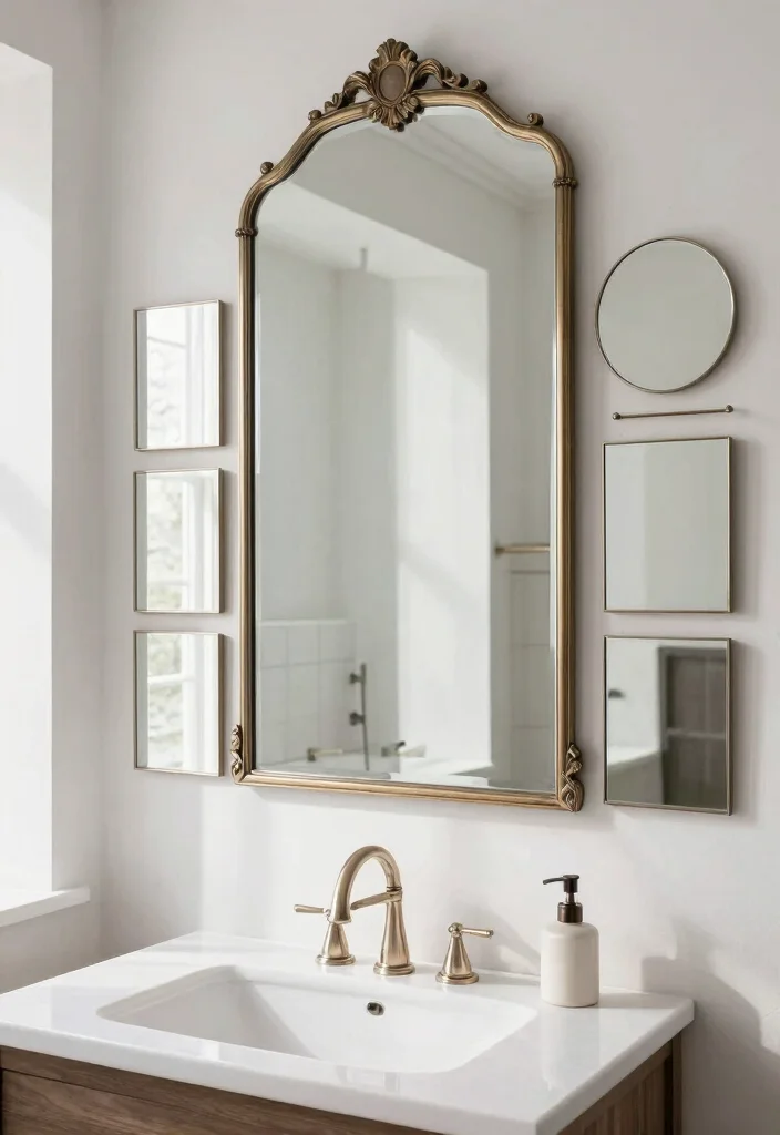 15 Bathroom Ideas for Every Style and Budget 5. Use Mirrors Wisely 0