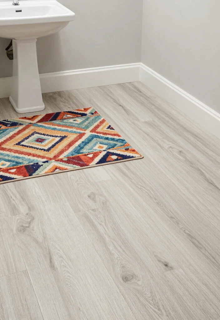 15 Bathroom Ideas for Every Style and Budget 7. Choose Budget Friendly Flooring 0