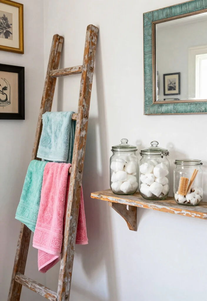 15 Bathroom Ideas for Every Style and Budget 9. Reuse and Repurpose Items 0
