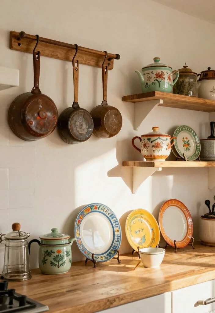 15 Home Kitchen Ideas for Everyday Living 13. Incorporating Vintage Finds 0