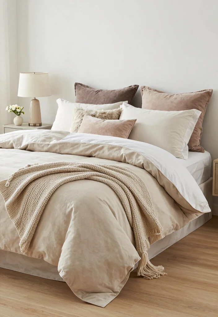 18 Luxury Bedroom Design Ideas with Hotel Inspired Style 1. Soft Textures and Layers 0