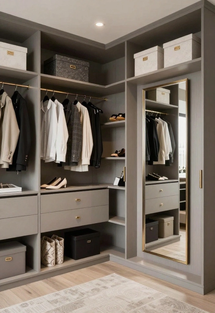 18 Luxury Bedroom Design Ideas with Hotel Inspired Style 18. Customized Closet Solutions 0