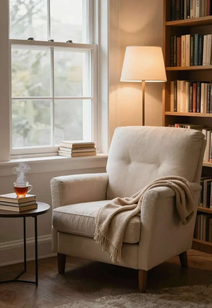 18 Luxury Bedroom Design Ideas with Hotel Inspired Style 8. Cozy Reading Nook 0