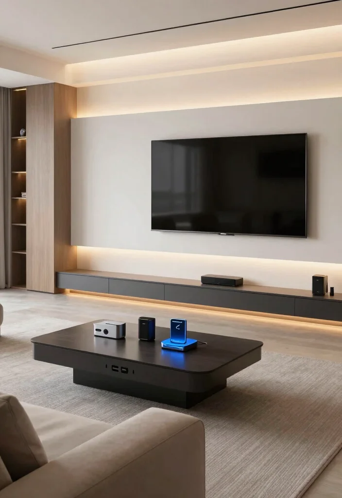 9 Sims 4 Living Room Ideas for Creative Builds 8. Smart Tech Integration 0